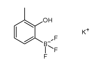 potassium (2-hydroxy-3-methylphenyl)trifluoroborate结构式