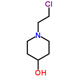 1-(2-Chloroethyl)-4-piperidinol Structure