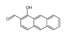 1-hydroxyanthracene-2-carbaldehyde结构式