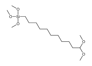 11,11-dimethoxyundecyl(trimethoxy)silane结构式