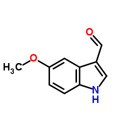 5-甲氧基吲哚-3-甲醛结构式