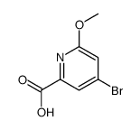 4-BROMO-6-METHOXY-PYRIDINE-2-CARBOXYLIC ACID picture