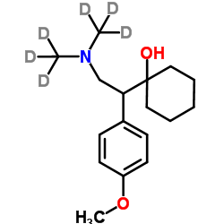 盐酸文拉法辛 d6(盐酸盐)结构式
