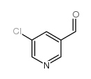 5-氯吡啶-3-甲醛结构式