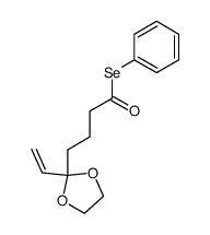 Se-phenyl 5,5-ethylenedioxyselenohept-6-enoate Structure