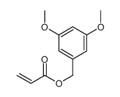 (3,5-dimethoxyphenyl)methyl prop-2-enoate Structure