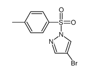 4-溴-1-甲苯磺酰-1H-吡唑结构式