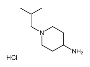 1-Isobutylpiperidin-4-amine hydrochloride Structure