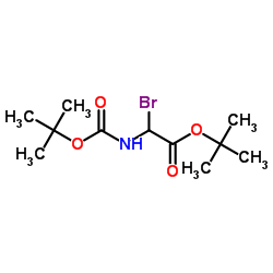 1-溴-N-BOC-甘氨酸叔丁酯图片