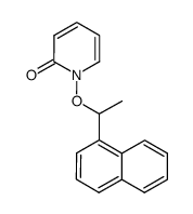 1-[1-(1-naphthyl)ethoxy]-2-pyridone结构式