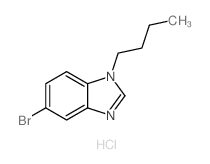 5-溴-1-丁基-1H-苯并[d]咪唑盐酸盐结构式
