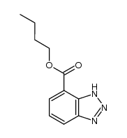 1H-benzotriazole-7-carboxylic acid n-butyl ester Structure