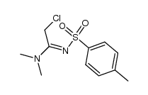 N,N-Dimethyl-N'-(p-toluenesulfonyl)-2-chloroacetamidine Structure