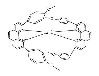 Zn(2+) (2,9-di(p-anisyl)-1,10-phenanthroline)2 Structure