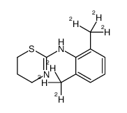 甲苯噻嗪-d6结构式