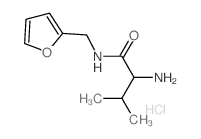 2-Amino-N-(2-furylmethyl)-3-methylbutanamide hydrochloride结构式