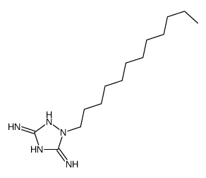 1-十二烷基-3,5-二氨基-1H-1,2,4-三唑结构式