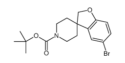 5-溴-2H-螺[苯并呋喃-3,4'-哌啶]-1'-甲酸叔丁酯结构式