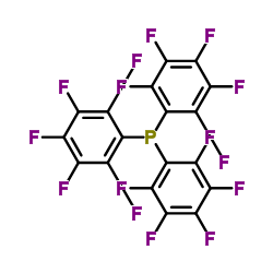 Tris(pentafluorophenyl)phosphine Structure