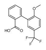 2-[2-methoxy-5-(trifluoromethyl)phenyl]benzoic acid Structure