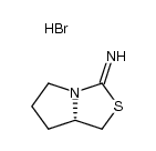(S)-2-Imino-1-aza-3-thiabicyclo[3.3.0]octan-hydrobromid结构式