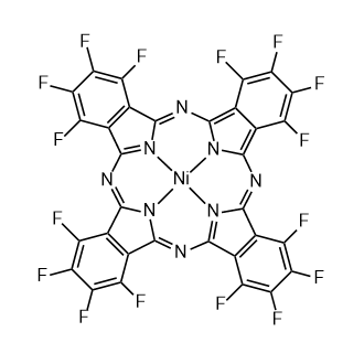 全氟酞菁镍(II)结构式