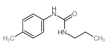 Urea,N-(4-methylphenyl)-N'-propyl- Structure