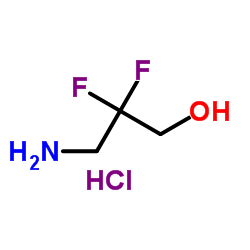 3-氨基-2,2-二氟丙烷-1-醇盐酸盐结构式