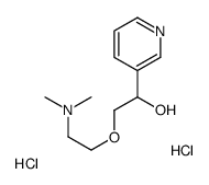 alpha-((2-(Dimethylamino)ethoxy)methyl)-3-pyridinemethanol dihydrochlo ride结构式