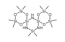 2,2,4,4,10,10,12,12,15,15-decamethylspiro[1.5.3.5]heptasila-7,14,16,-triaza-1,3,5,9,11,13-hexaoxane Structure