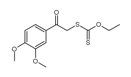S-(2-(3,4-dimethoxyphenyl)-2-oxoethyl) O-ethyl carbonodithioate Structure