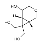 ((1S,5S,6R)-5-hydroxy-3-oxabicyclo[4.1.0]heptane-7,7-diyl)dimethanol结构式