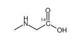 sarcosine, [glycine 1-14c] Structure