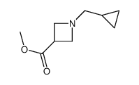 1-(环丙基甲基)氮杂丁烷-3-羧酸甲酯结构式