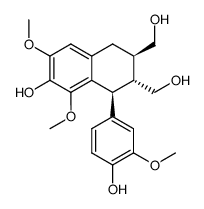 (+)-8-甲氧基异落叶松脂素结构式