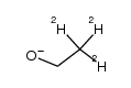 2,2,2-trideuterio-ethanol, deprotonated form Structure