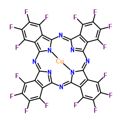 1,2,3,4,8,9,10,11,15,16,17,18,22,23,24,25-Hexadecafluorophthalocyanine Copper(II) Structure