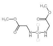 Copper,dichlorobis(methyl glycinate-N)- (9CI) Structure