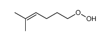 6-hydroperoxy-2-methylhex-2-ene Structure