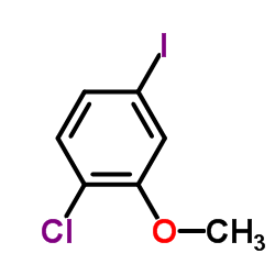 2-氯-5-碘苯甲醚结构式