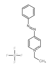 (1-ethylpyridin-1-ium-4-yl)-phenyldiazene,tetrafluoroborate Structure