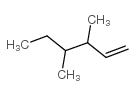 1-Hexene, 3,4-dimethyl- Structure