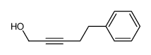 5-PHENYLPENT-2-YN-1-OL structure