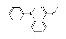 methyl 2-(methyl(phenyl)amino)benzoate结构式
