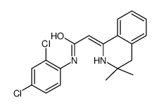 (2E)-N-(2,4-dichlorophenyl)-2-(3,3-dimethyl-2,4-dihydroisoquinolin-1-ylidene)acetamide Structure