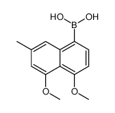 Boronic acid, (4,5-dimethoxy-7-methyl-1-naphthalenyl)- (9CI) Structure