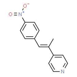 4-[1-METHYL-2-(4-NITROPHENYL)VINYL]PYRIDINE structure