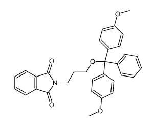1-O-dimethoxytrityl-3-N-phthaloyl-3-amino-1-propanol Structure