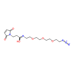 Azido-PEG3-maleimide结构式