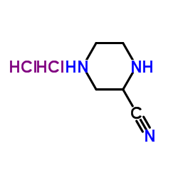 2-氰基哌嗪双盐酸盐结构式